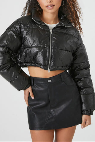 Cropped Puffer Jacket