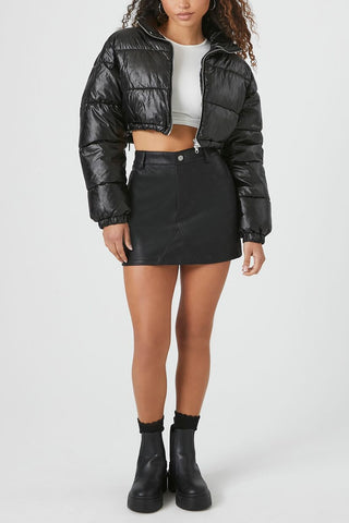 Cropped Puffer Jacket