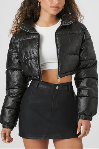 Cropped Puffer Jacket