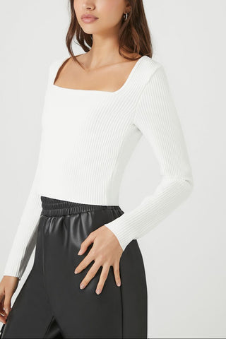 Ribbed Knit Sweater