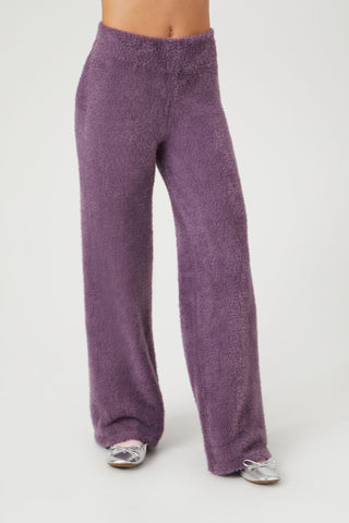 Sweater-Knit Flare Pants