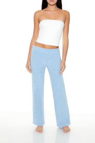 Sweater-Knit Flare Pants