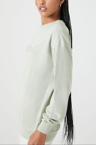 Lace Los Angeles Drop-Sleeve Pullover