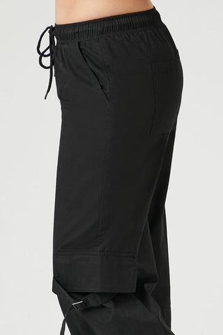 Twill High-Rise Utility Pants