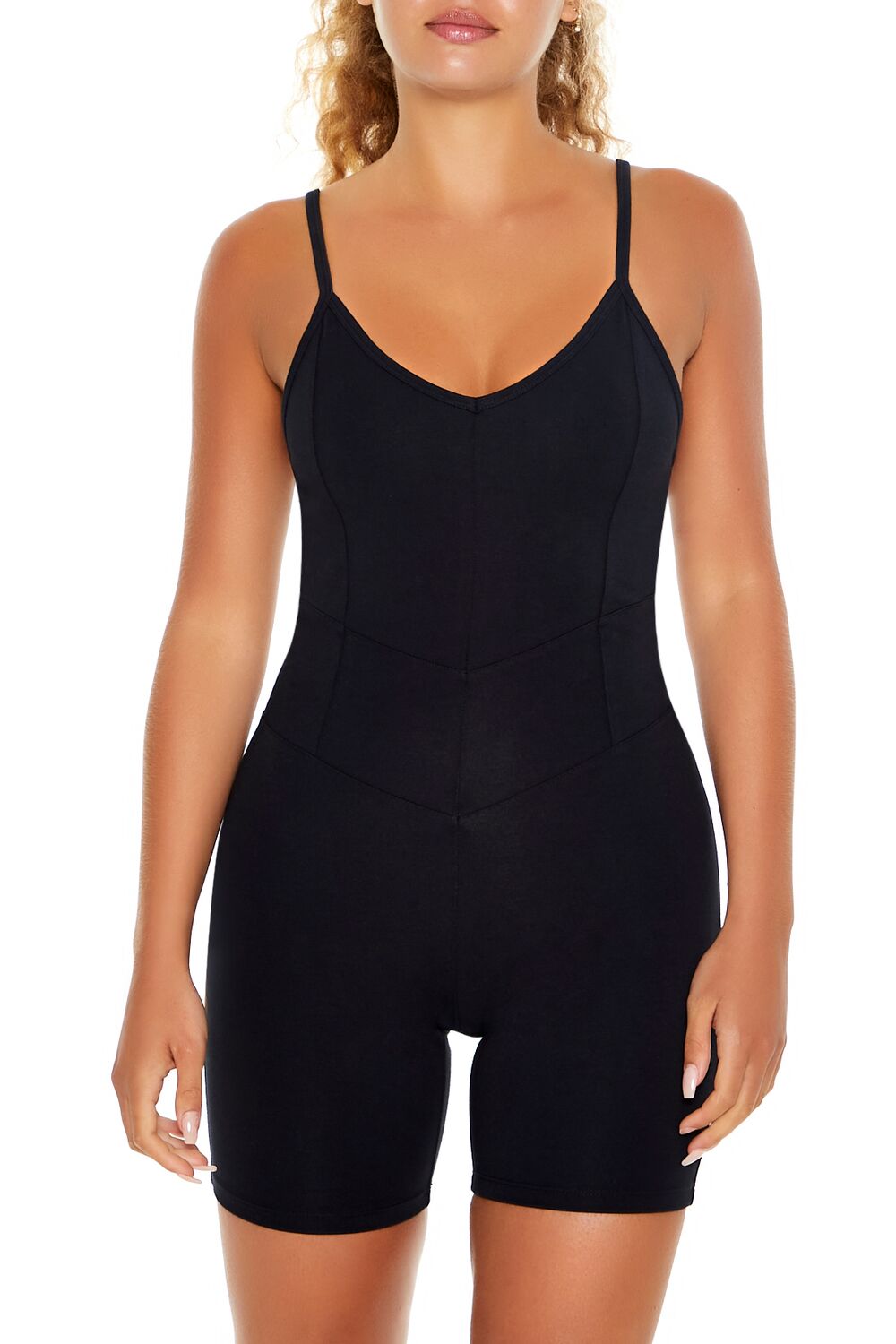  Forever 21 Active Cami Romper - black - Bonton