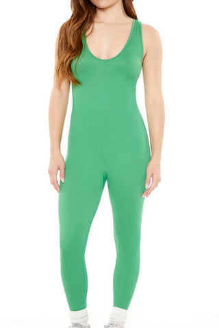 Sleeveless V-Neck Jumpsuit