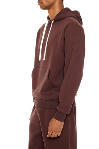 Drawstring Cotton-Blend Hoodie