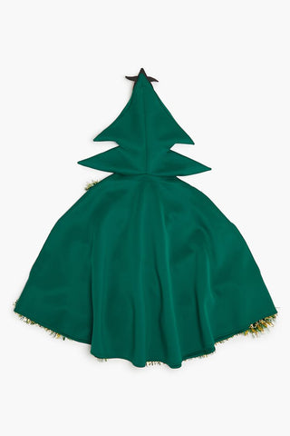 Plus Size Christmas Tree Poncho