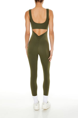 Active Uplift Scrunch Tank Jumpsuit
