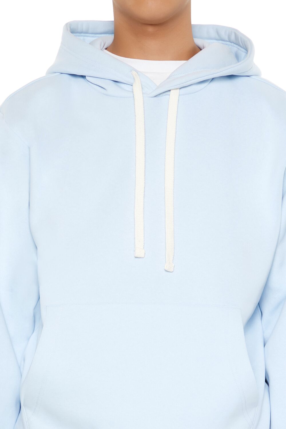  Forever 21 Fleece Pullover Hoodie - baby blue - Bonton