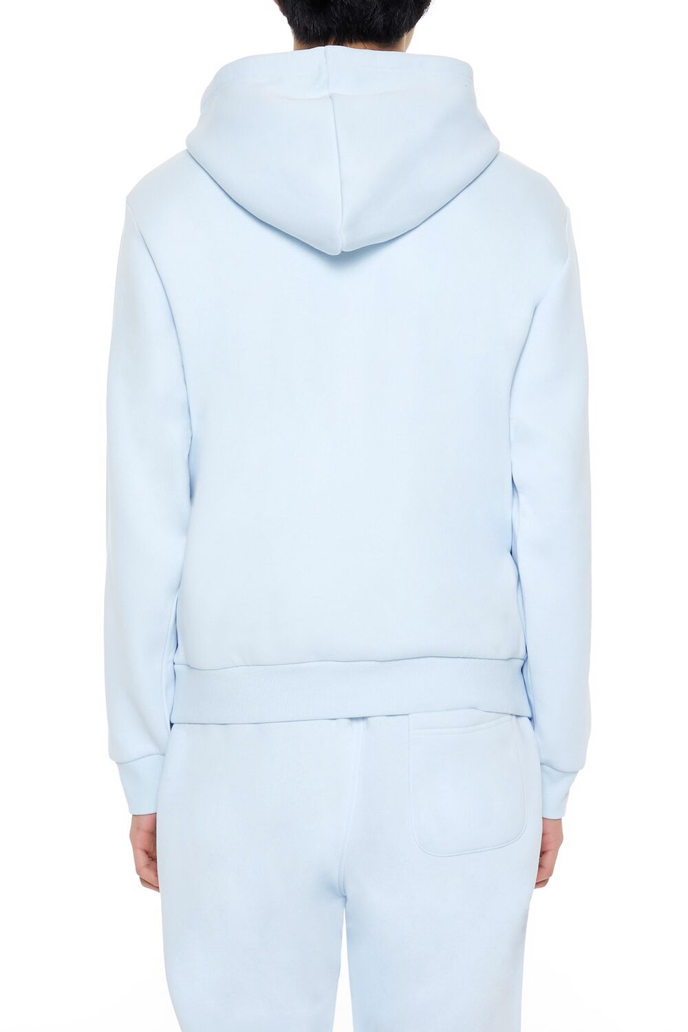  Forever 21 Fleece Pullover Hoodie - baby blue - Bonton