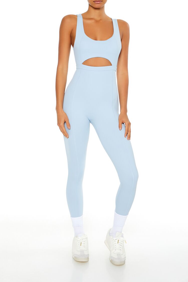  Forever 21 Active Uplift Scrunch Jumpsuit - black - Bonton