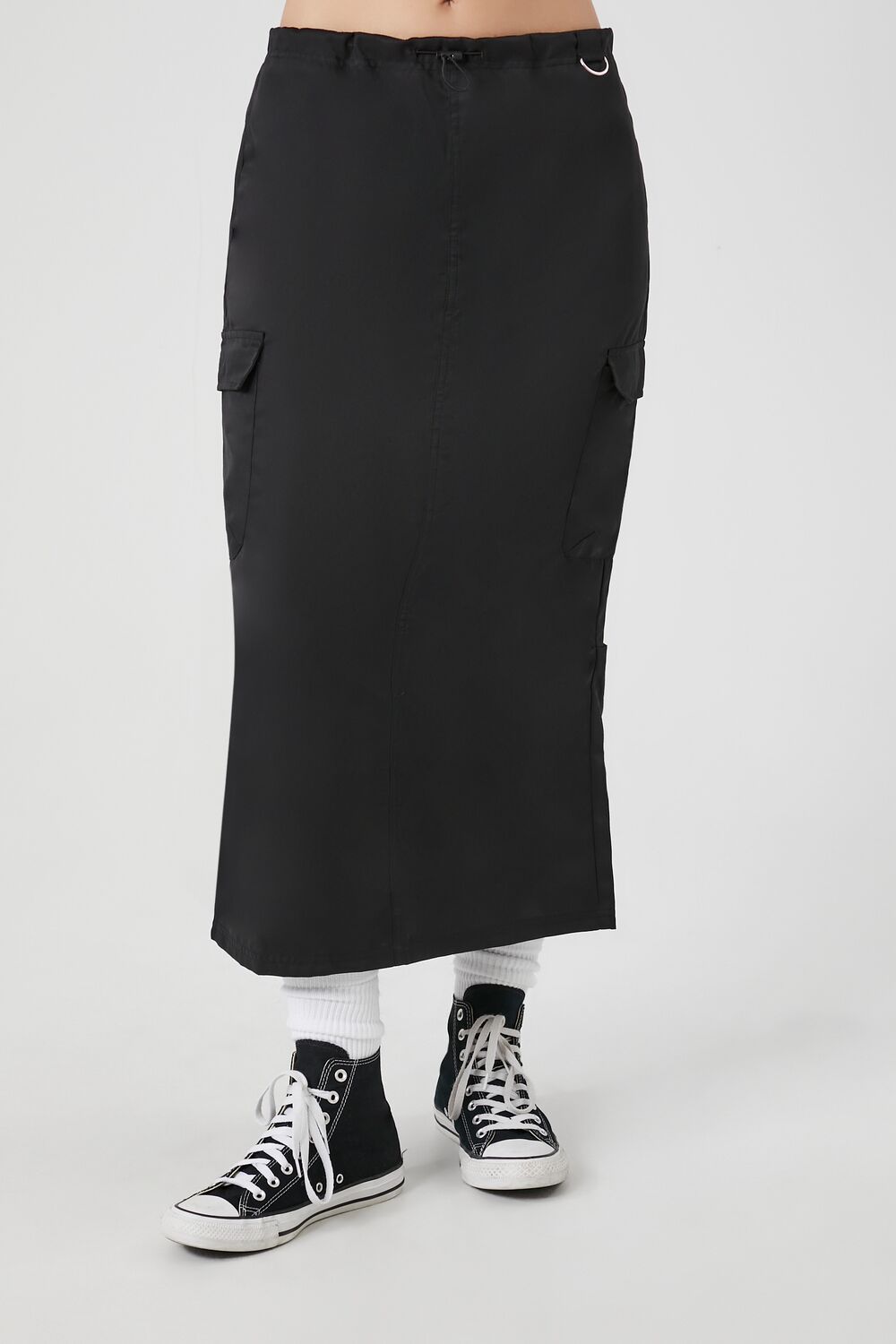  Forever 21 Cargo Maxi Skirt - stone - Bonton