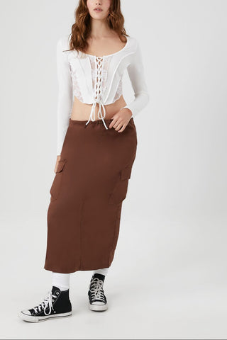 Cargo Maxi Skirt