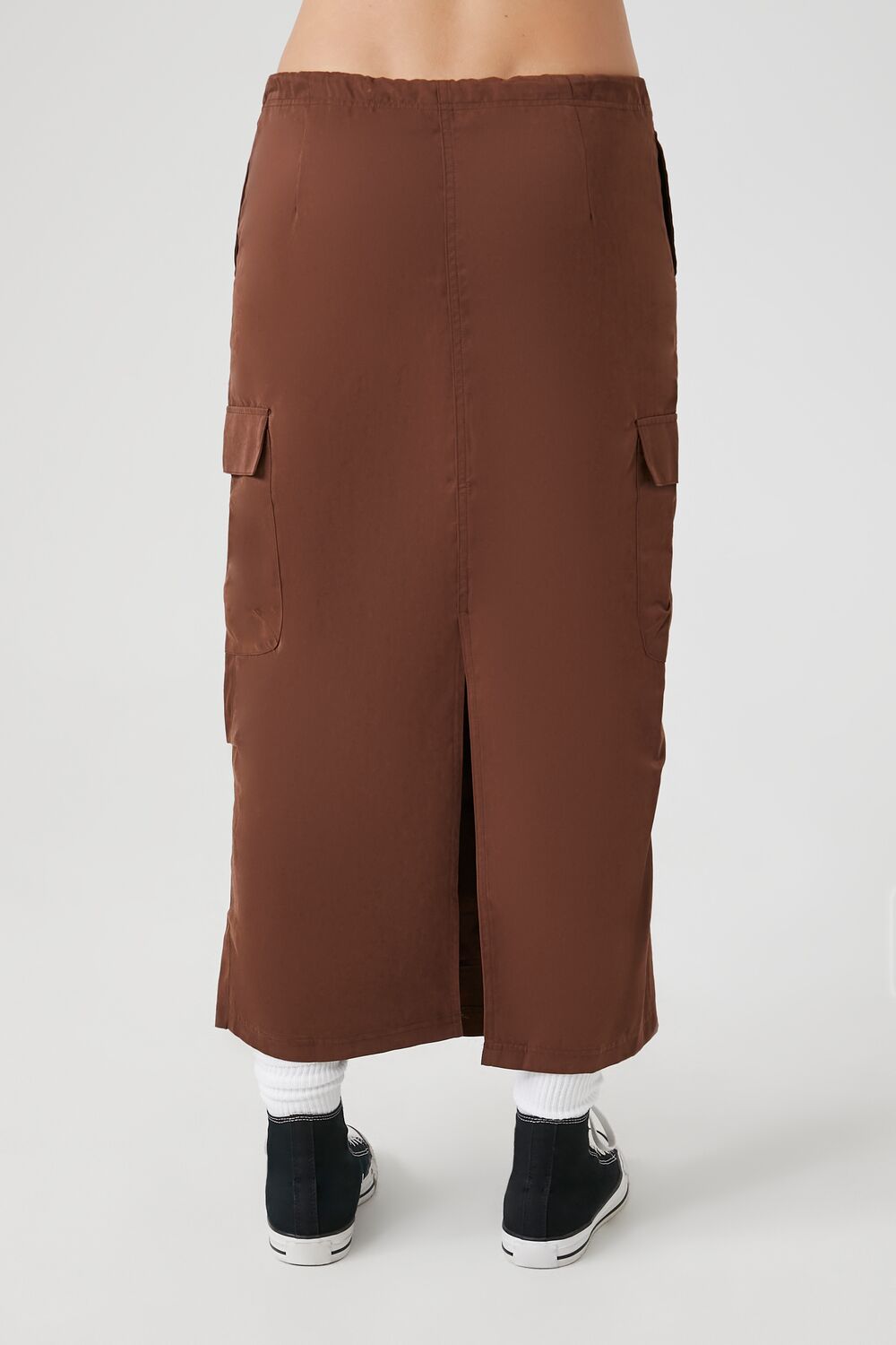  Forever 21 Cargo Maxi Skirt - stone - Bonton