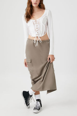 Cargo Maxi Skirt