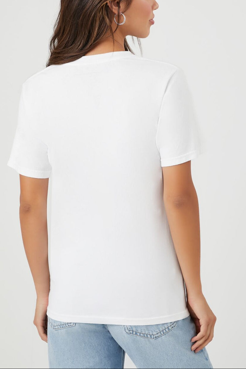  Forever 21 Prince Peter Ride With Pride Graphic Tee - white multi - Bonton