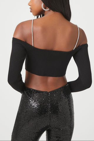 Off-the-Shoulder Crop Top