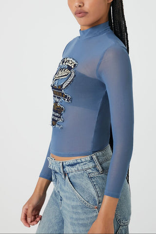 N York Athletic Mesh Top