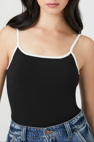 Sweater-Knit Cami Bodysuit