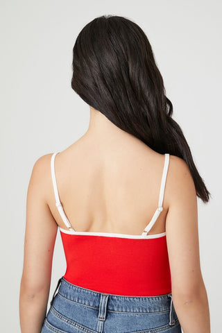 Sweater-Knit Cami Bodysuit