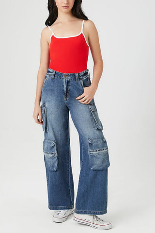 Sweater-Knit Cami Bodysuit