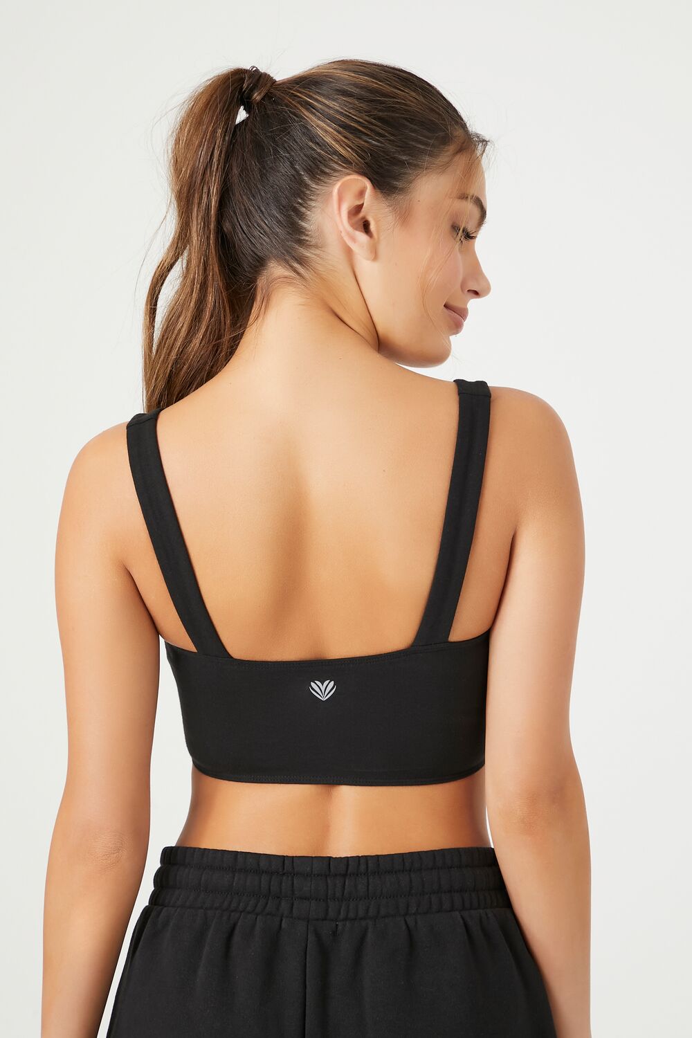 Forever 21 Corset Sports Bra - black - Bonton