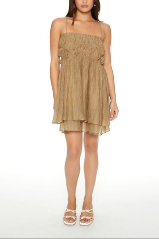 Layered Babydoll Mini Dress