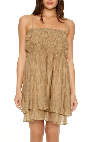 Layered Babydoll Mini Dress