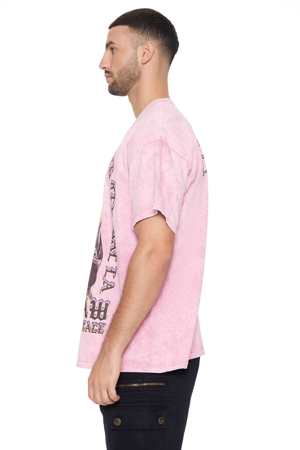  Forever 21 Mineral Wash Boyz N The Hood Graphic Tee - dusty pink multi - Bonton