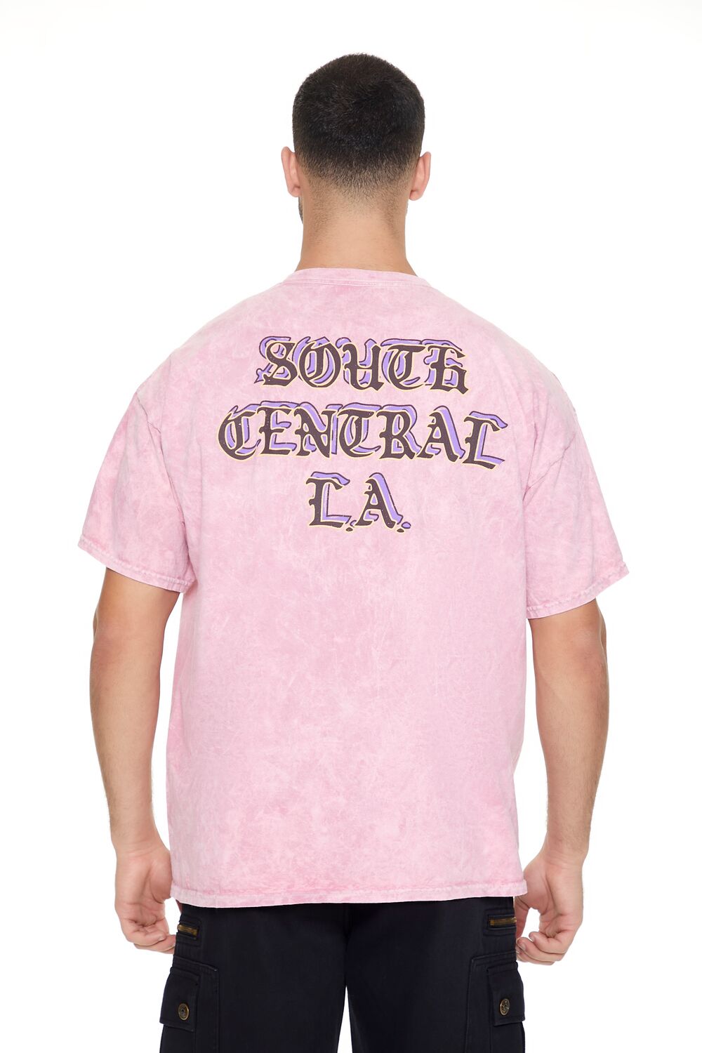  Forever 21 Mineral Wash Boyz N The Hood Graphic Tee - dusty pink multi - Bonton