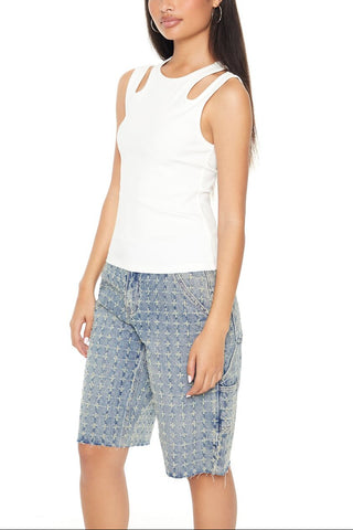 Cutout Tank Top