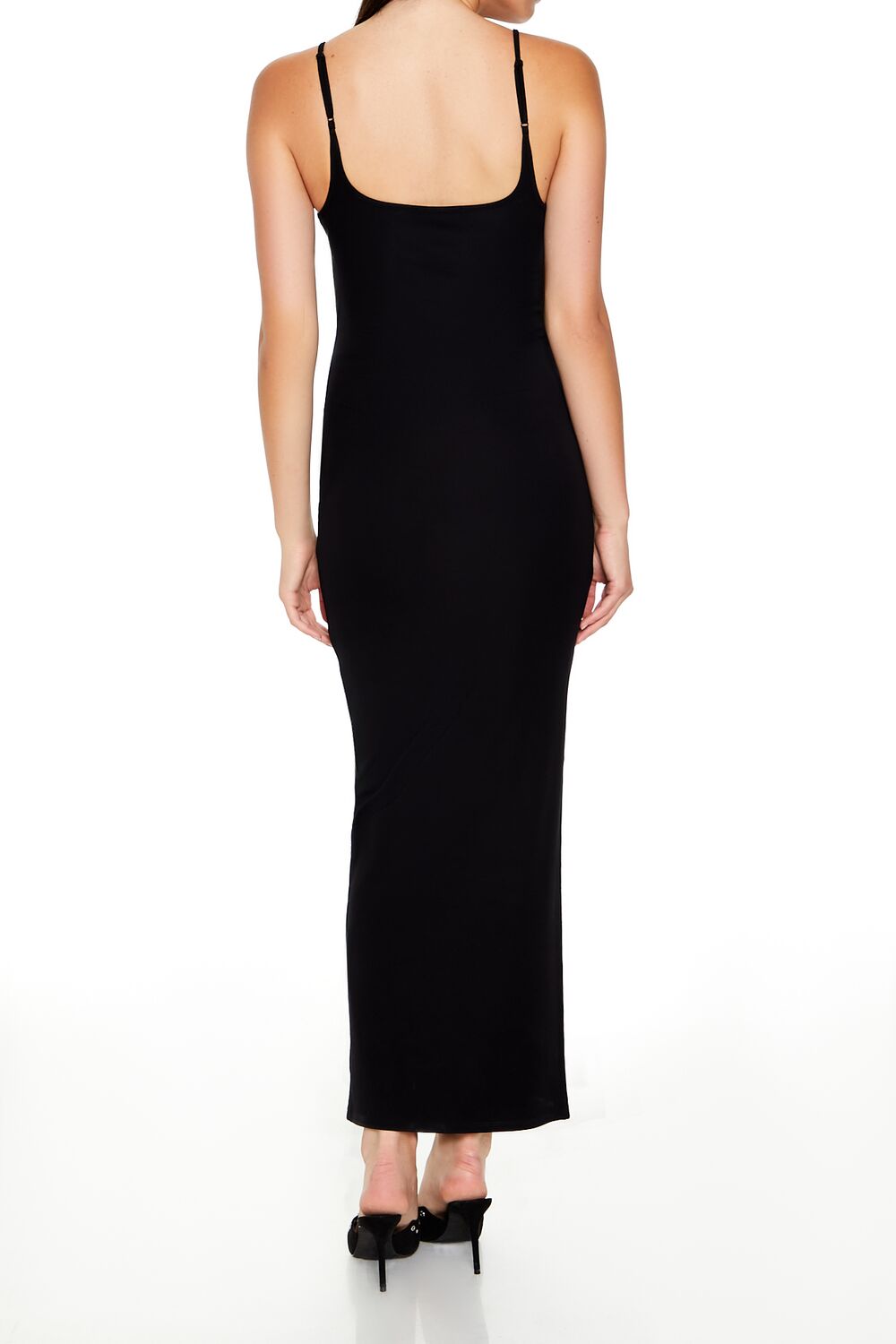  Forever 21 Cami Bodycon Maxi Dress - black - Bonton