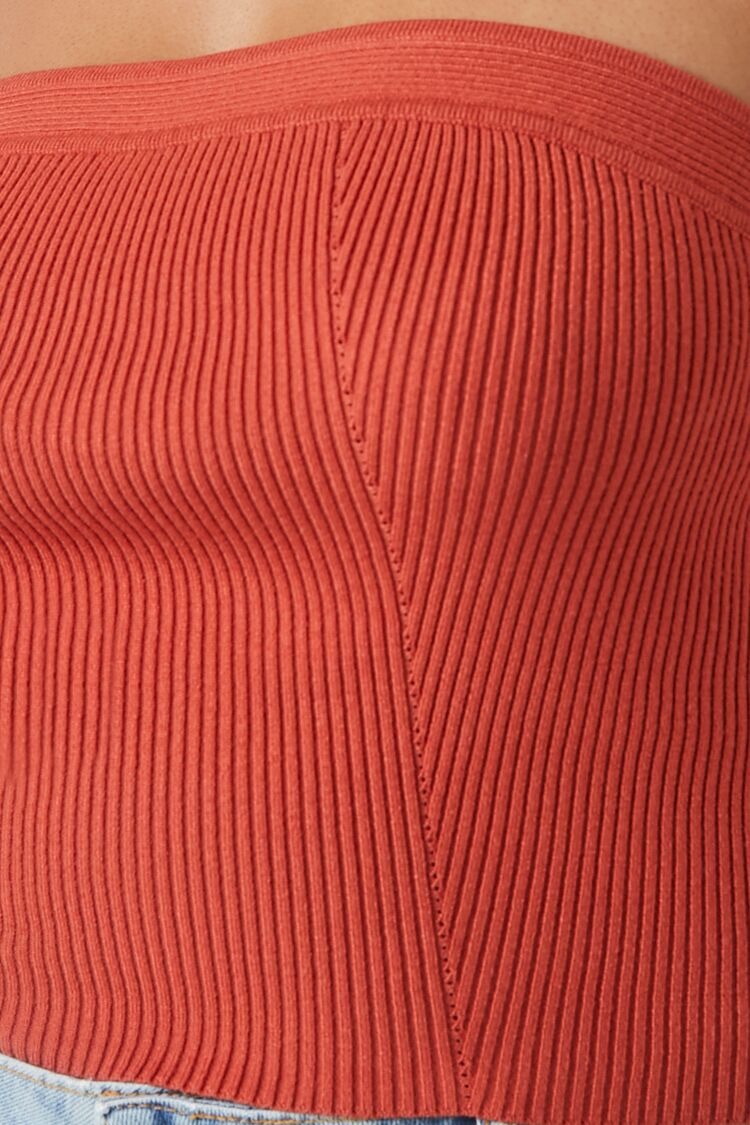  Forever 21 Plus Size Sweater-Knit Tube Top - cream - Bonton