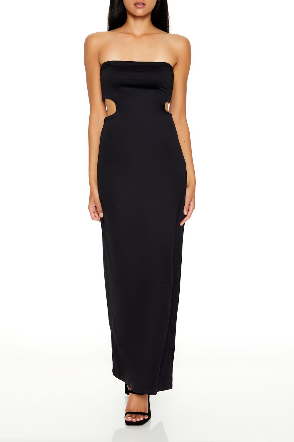  Forever 21 Sculpt Cutout Tube Maxi Dress - turkish tile - Bonton
