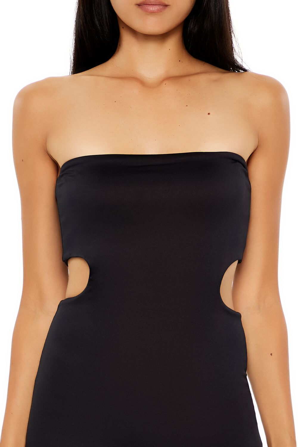  Forever 21 Sculpt Cutout Tube Maxi Dress - turkish tile - Bonton