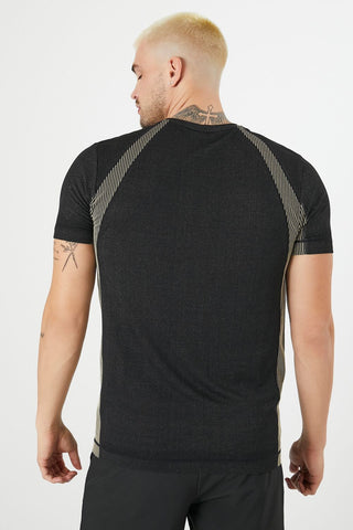 Pinstriped Colorblock Tee