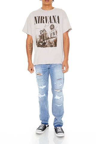 Distressed Nirvana Graphic Tee