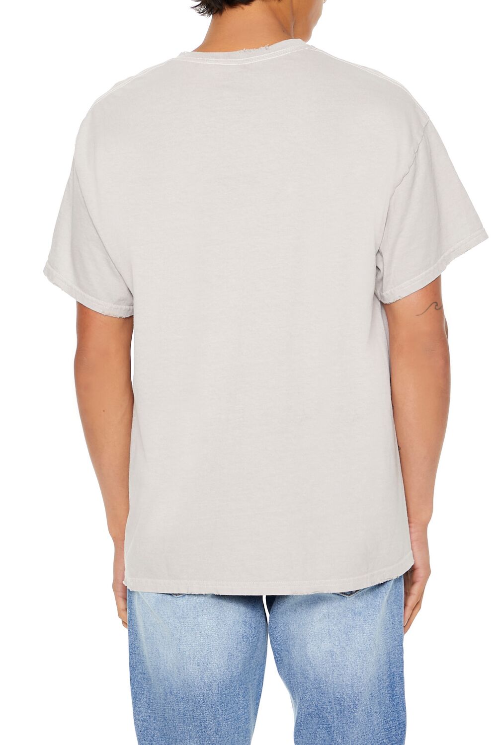  Forever 21 Distressed Nirvana Graphic Tee - taupe brown - Bonton