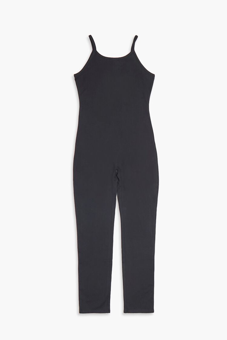  Forever 21 Girls Fitted Cami Jumpsuit (Kids) - black - Bonton