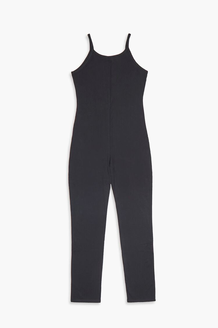  Forever 21 Girls Fitted Cami Jumpsuit (Kids) - black - Bonton