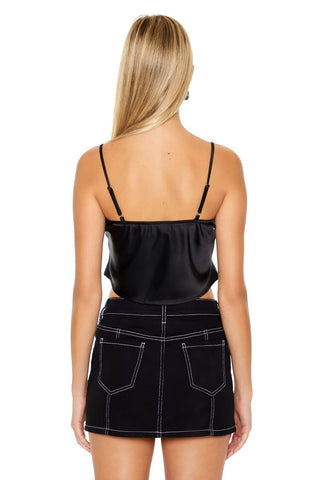 Lace-Trim Cropped Cami