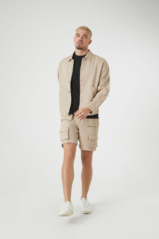 Textured Trucker Jacket