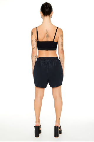 Ruched Toggle Drawstring Shorts