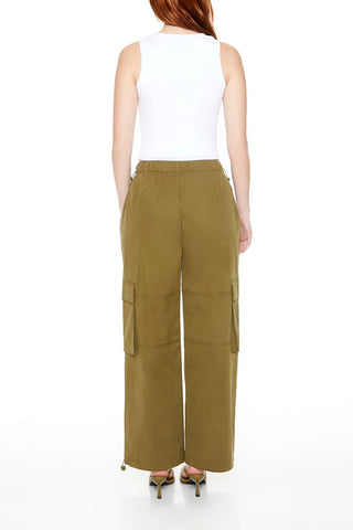 Toggle Drawstring Cargo Joggers