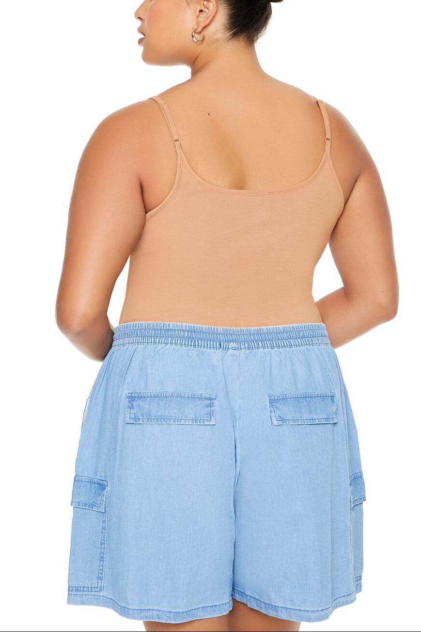  Forever 21 Plus Size Cami Bodysuit - camel - Bonton