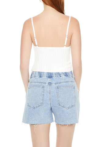 Ribbed Sweater-Knit Cami