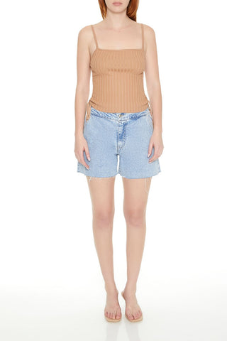 Ribbed Sweater-Knit Cami