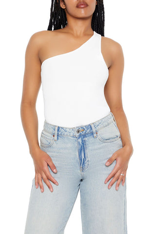 Sweater-Knit Thong Bodysuit