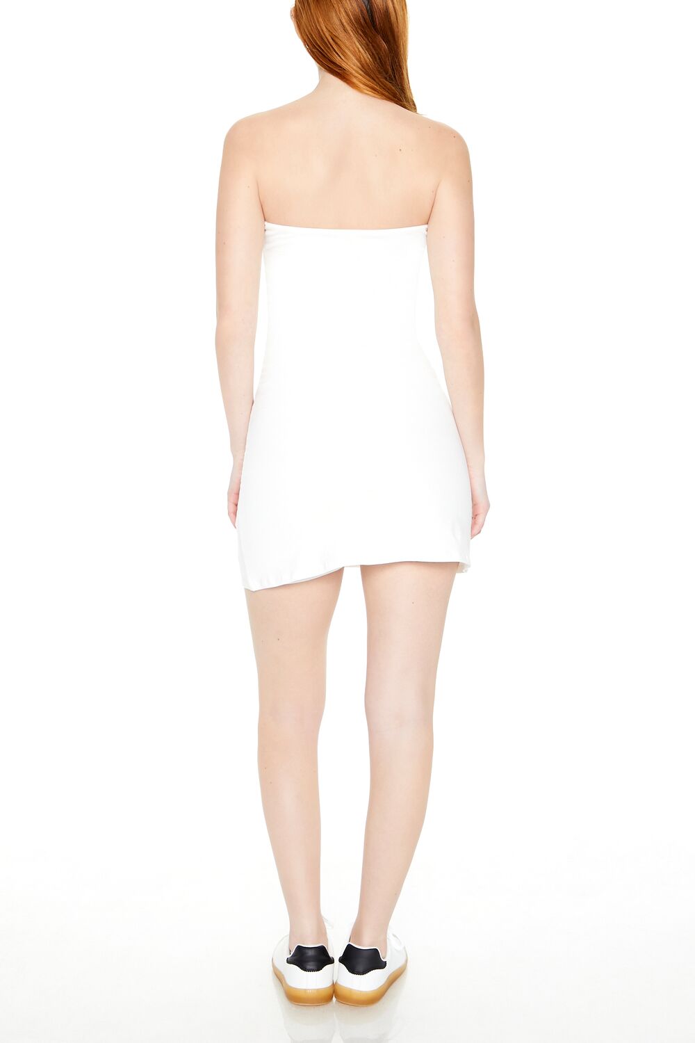  Forever 21 Bodycon Tube Mini Dress - white - Bonton